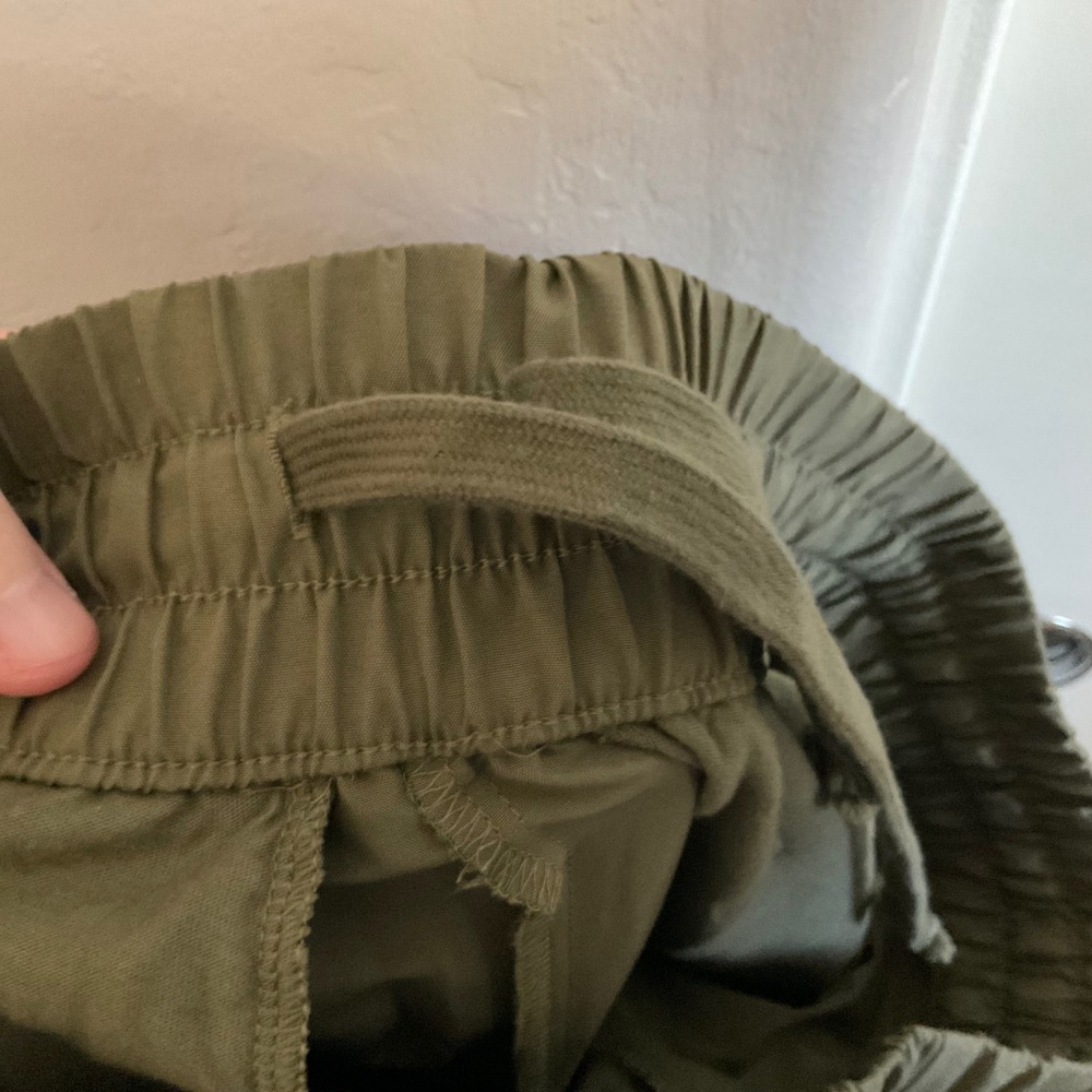 Adidas Women's Wide Leg Green Cargo Pants - Size Small - Streetwear Athleisure - Picture 9 of 9